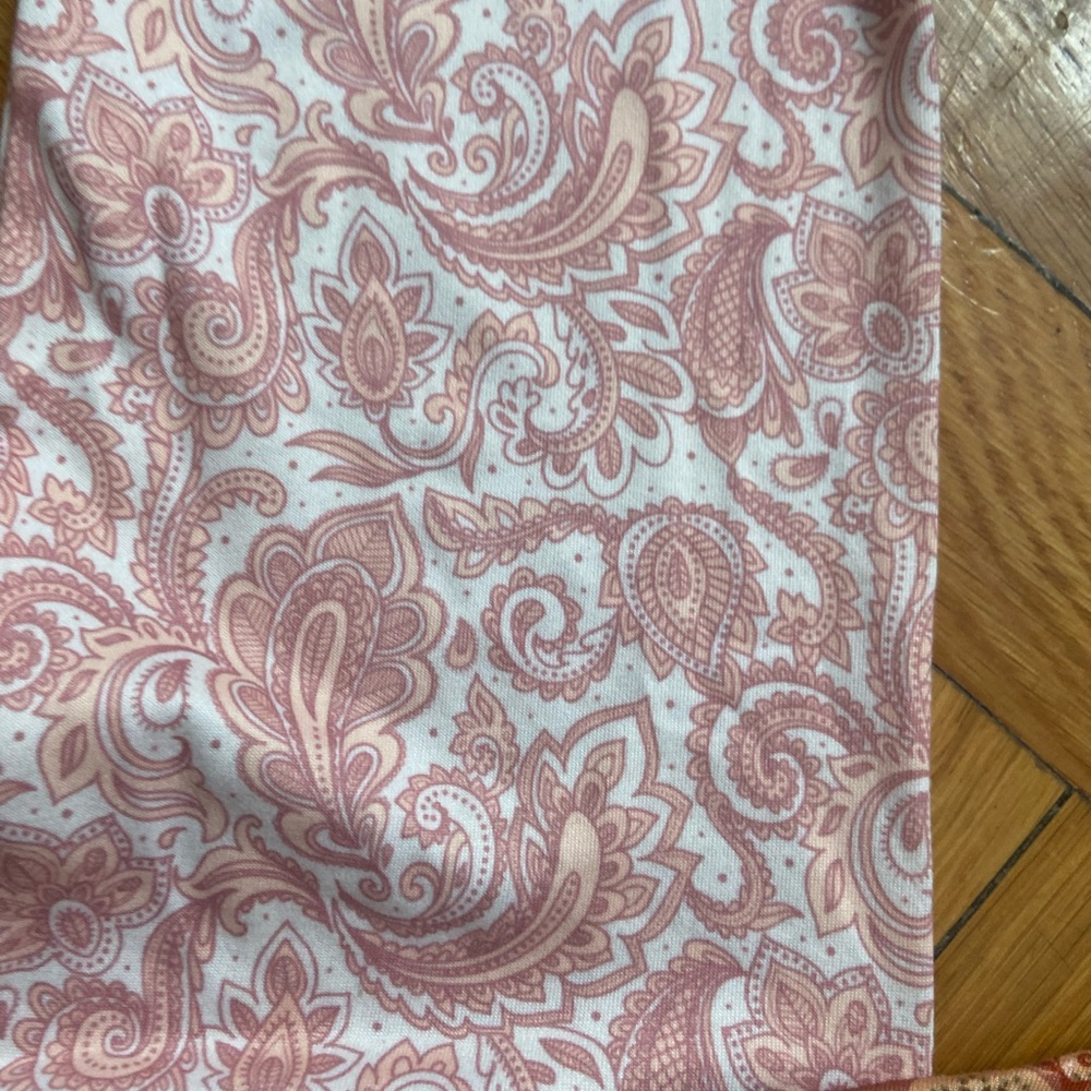 New Paisley Print Ruched Crisscross Halter Dress - Picture 7 of 13